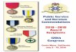 Public Service and Heroism Commendations 2018—2019 Award 