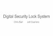 Digital Security Lock System - CMOSedu.com