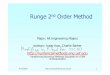 Runge 2 nd Order Method - IISER Pune