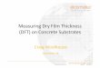 Measuring Dry Film Thickness (DFT) on Concrete Substrates