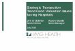 Strategic Transaction Trends and Valuation Issues facing 