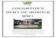 Debt of Honour WW1 - Loughton