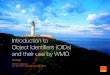 Introduction to Object Identifiers (OIDs) and their use by WMO