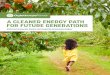 A CLEANER ENERGY PATH FOR FUTURE GENERATIONS