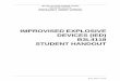 IMPROVISED EXPLOSIVE DEVICES (IED) B3L4118 STUDENT …