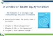 A window on health equity for Māori