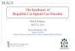 The Syndemicof Hepatitis C in Opioid Use Disorder