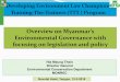 Overview on Myanmar’s Environmental Governance with 