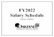FY2022 Salary Schedule