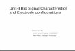 Unit-II Bio Signal Characteristics and Electrode 