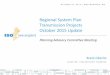 Regional System Plan Transmission Projects October 2015 Update