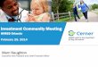 Investment Community Meeting - Cerner Corporation