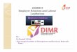 206HRM Employee Relations and Labour Legislations