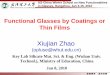 Functional Glasses by Coatings or Thin Films