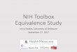 NIH Toolbox Equivalence Study - HealthMeasures