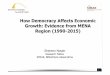How Democracy Affects Economic Growth: Evidence from MENA 