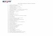 EQT EHS Programs Table of Contents
