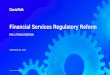 Financial Services Regulatory Reform