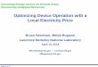 Optimizing Device Operation with a Local Electricity Price