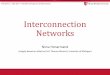 Interconnection Networks - Computer Architecture Stony 