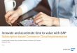Innovate and accelerate time to value with SAP