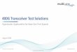400G Transceiver Test Solutions - MultiLane
