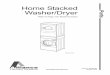 Home Stacked Washer/Dryer Parts Manual