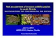 Risk assessment of invasive wildlife speciesRisk 