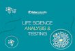 LIFE SCIENCE ANALYSIS & TESTING - Fisher Sci