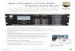 ALP-4000 MULTI-FUNCTION PROTECTION RELAY