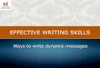 EFFECTIVE WRITING SKILLS - mmmts.com