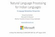 NLP for Indian Languages - cse.iitb.ac.in