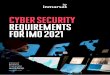 CYBER SECURITY REQUIREMENTS FOR IMO 2021
