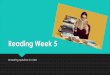 Reading Week 5 - Monday