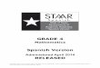 TX SP STAAR Gr4 Math Released TB - Texas