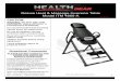 Deluxe Heat & Massage Inversion Table Model ITM 4800-A