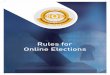 Rules for Online Elections