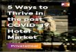 5 Ways to Thrive in the post-Covid Hotel Market