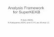 Analysis Framework for SuperKEKB