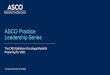 ASCO Practice Leadership Series