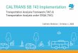 Transportation Analysis Framework (TAF) & Transportation 