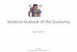 Sectoral Outlook of the Economy