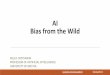 AI Bias from the Wild - European Research Council