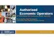 Authorised Economic Operators - World Customs Organization