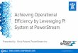 Achieving Operational Efficiency by Leveraging PI System 