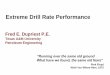 Extreme Drill Rate Performance