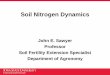Soil Nitrogen Dynamics - Iowa State University