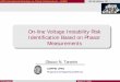 On-line Voltage Instability Risk Identification Based on 