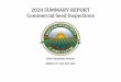 2020 SUMMARY REPORT Commercial Seed Inspections