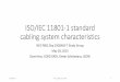 ISO/IEC 11801-1 standard cabling system characteristics